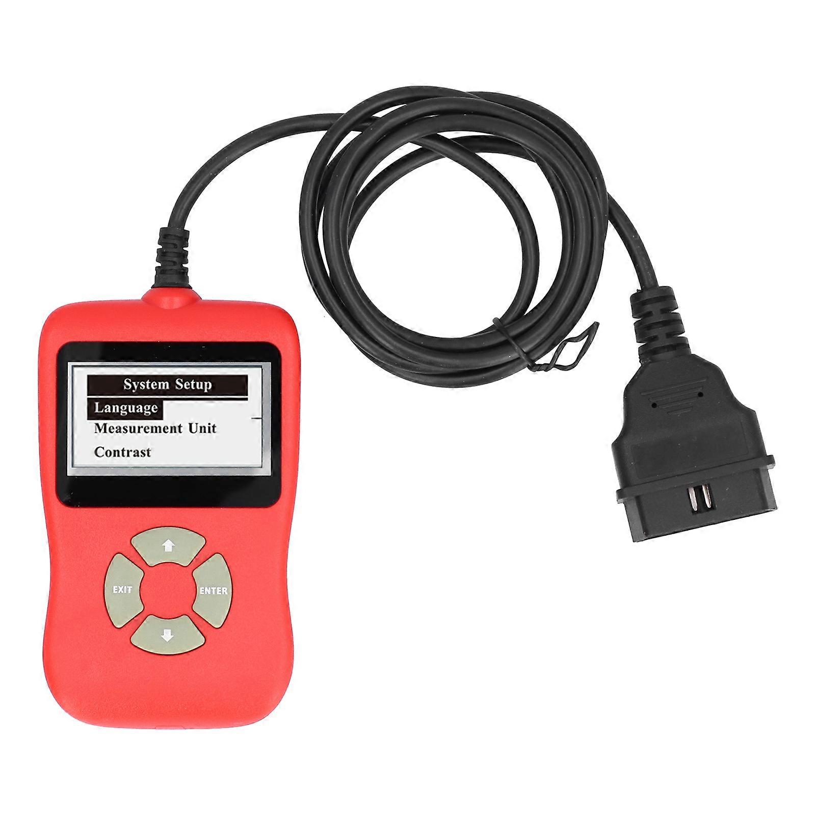 OBDII EOBD Scanner Fault Codes Reader Check Multi Language Automotive Diagnostic Tool E2U711