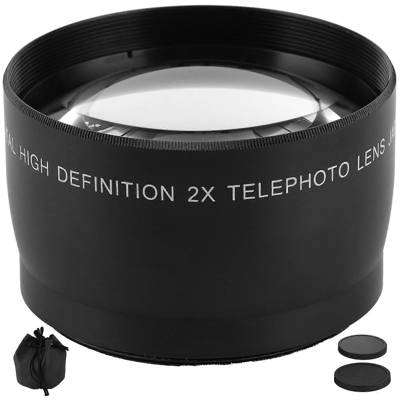 2X Telephoto Lens with Optical Glass for Camera Lens with Filter Diameter of 55mm/2.2in NO.7841
