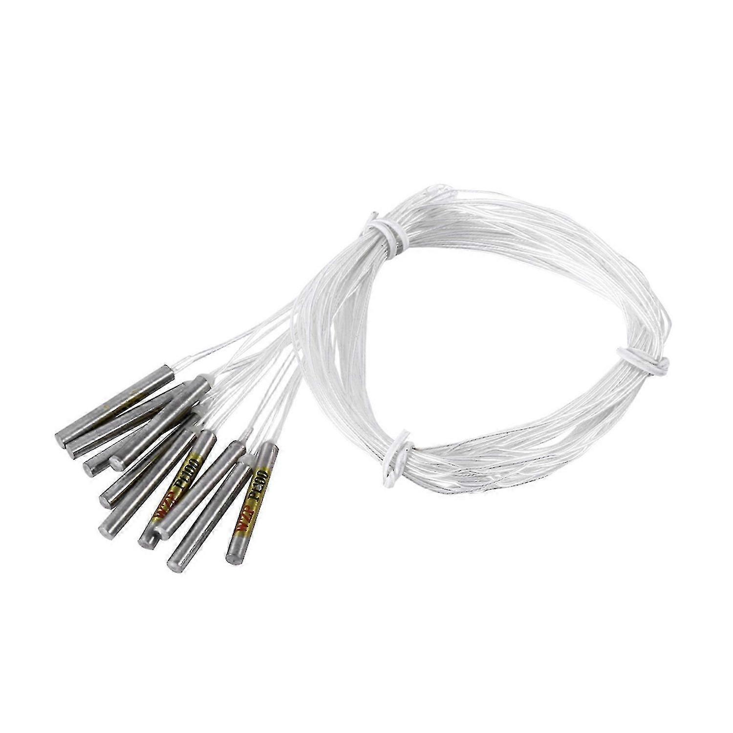 10pcs PT100 Waterproof Sensor Probe for Temperature Controller