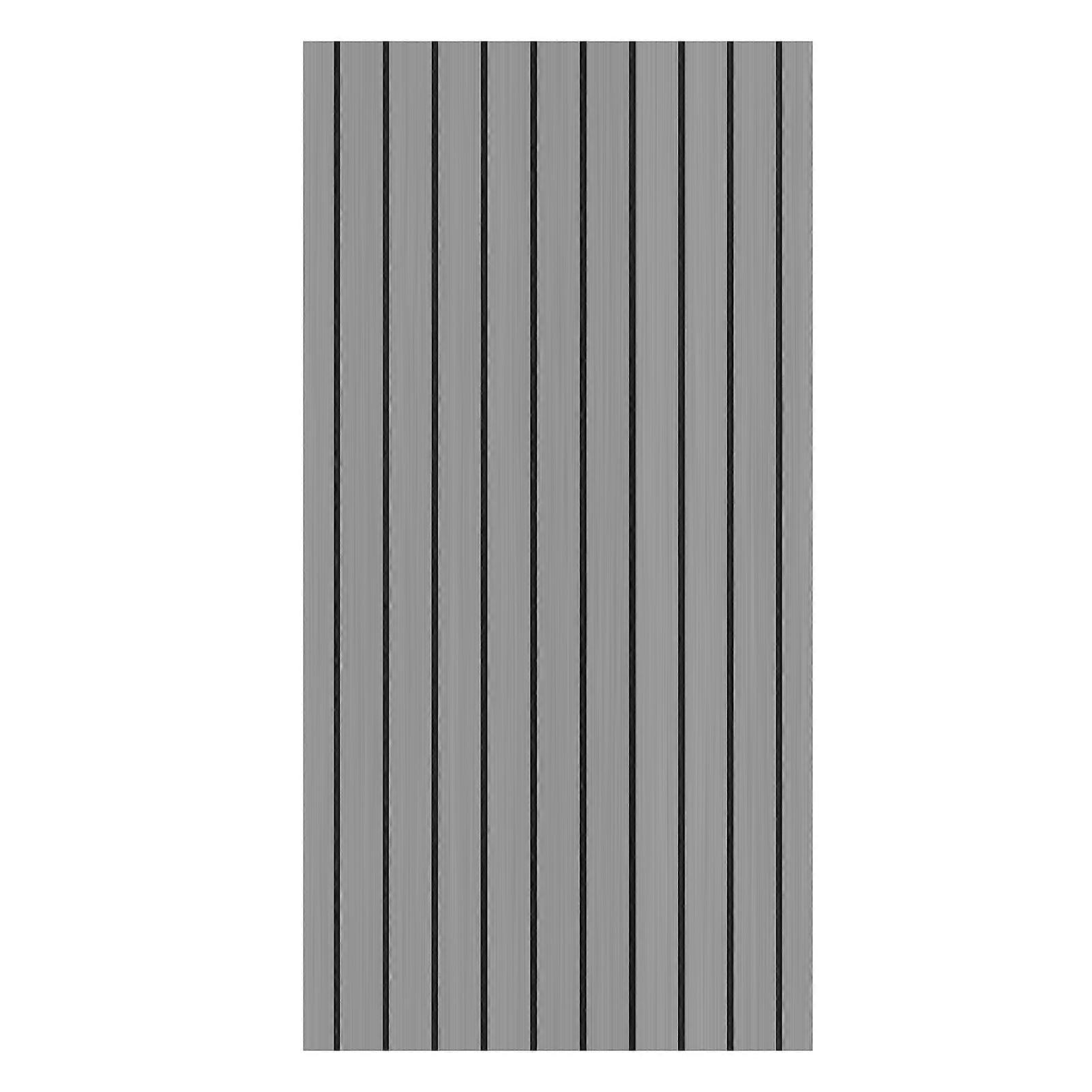 قارب البحرية RV الأرضيات حصيرة إيفا رغوة المضادة للانزلاق ورقة التزيين 240x60cm / 94.5x23.6in (رمادي أسود)