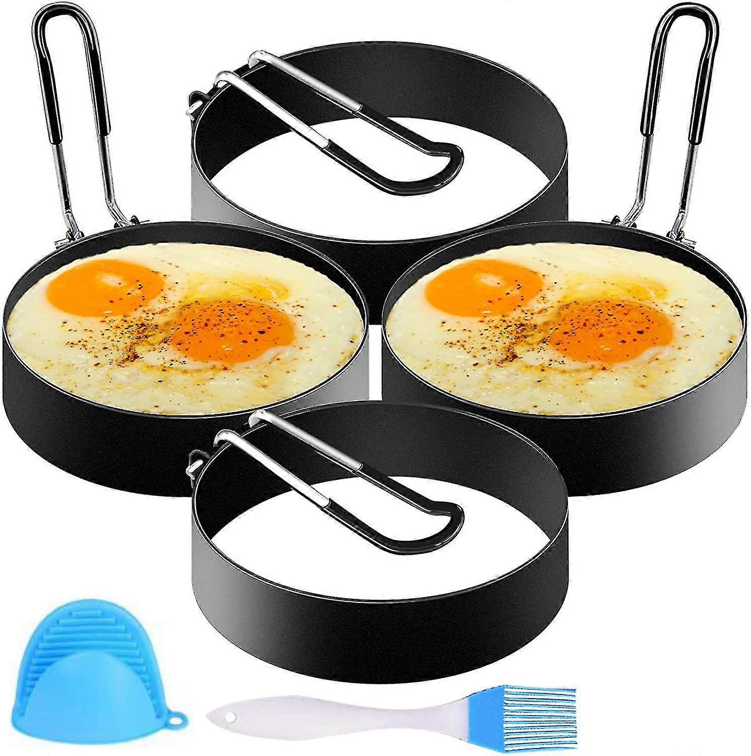 Round Non-stick Fried Egg Maker Household Mini Children's Breakfast Poached Egg Model