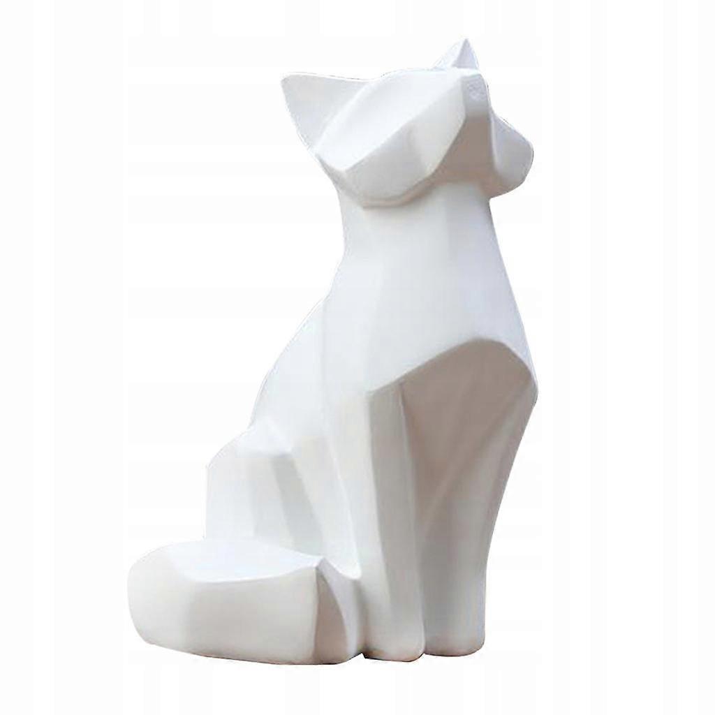 Resin Statue Geometric Sculpture Fox Statue