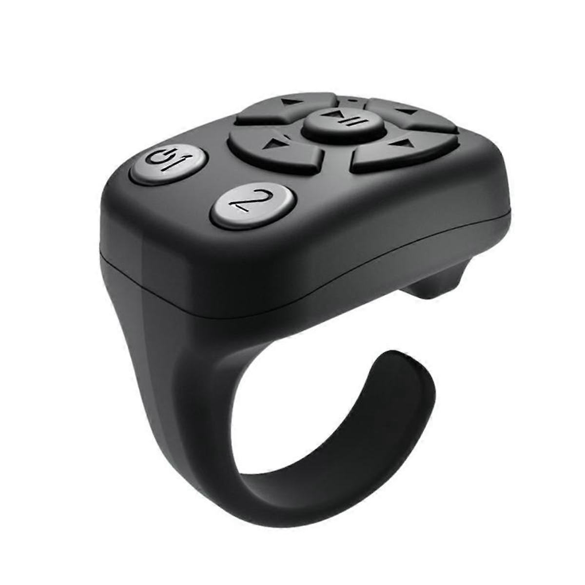 Wireless BT Shutter Release Button Mini Fingertip Ring Remote Control Phone Selfie Controller Self-
