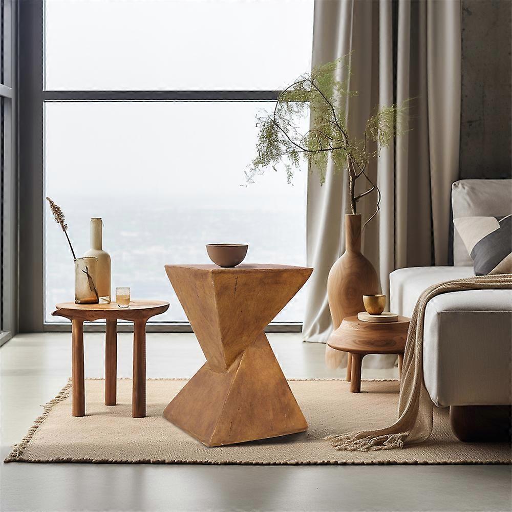 Antico Vintage Concrete Art Deco Occasionale Tavolo Lampada