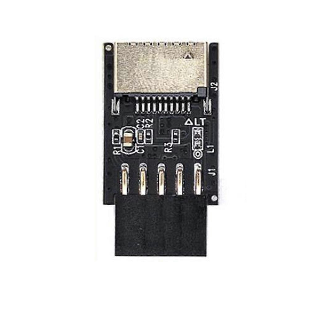 Motherboard USB2.0 9Pin to TYPE-C A-KEY Front Connector Converter USB3.2 TYPE-E Interface Header Ad