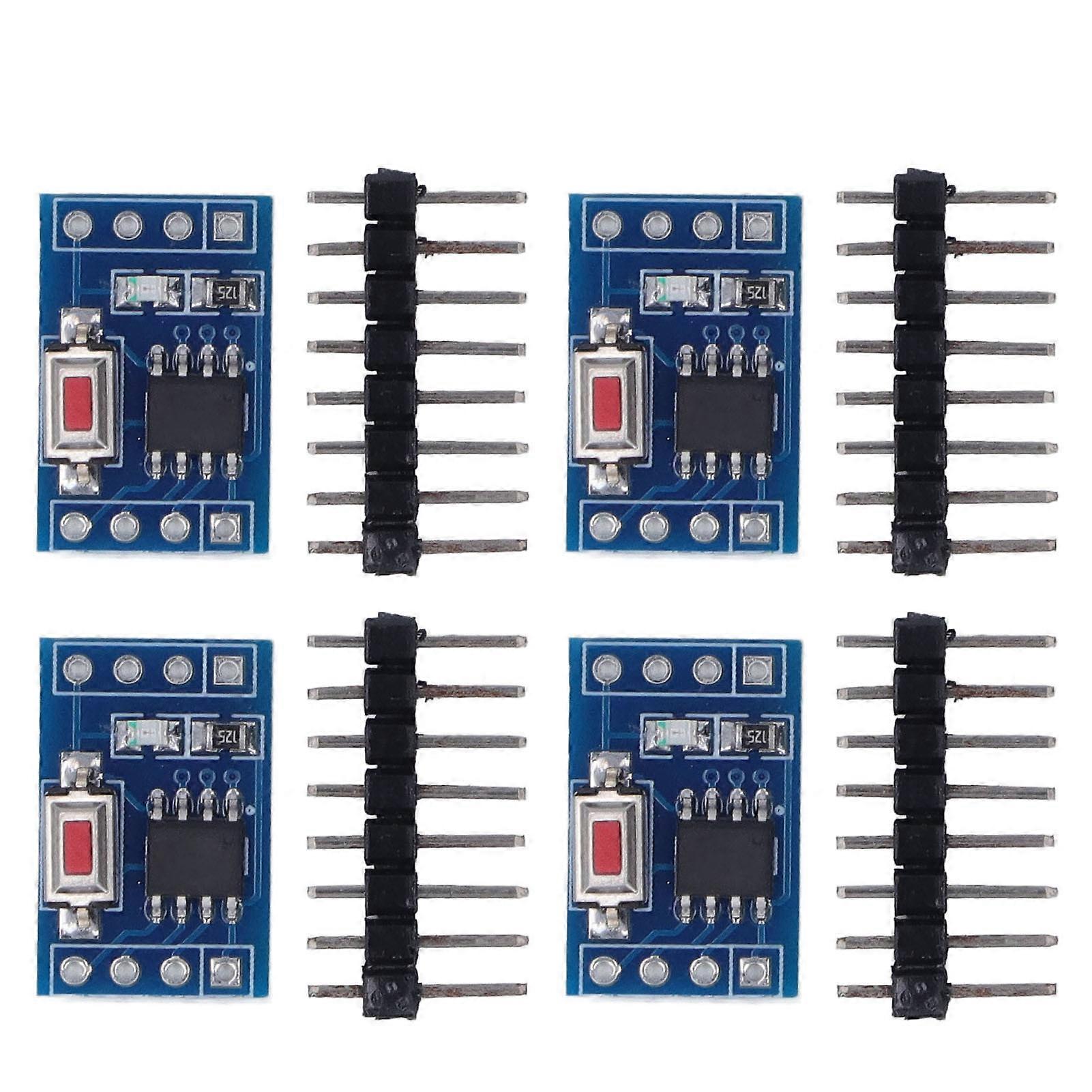 4 Sätze Mikrocontroller-Systemplatine MCU-Entwicklungsmodul STC15W204S elektronische Komponente