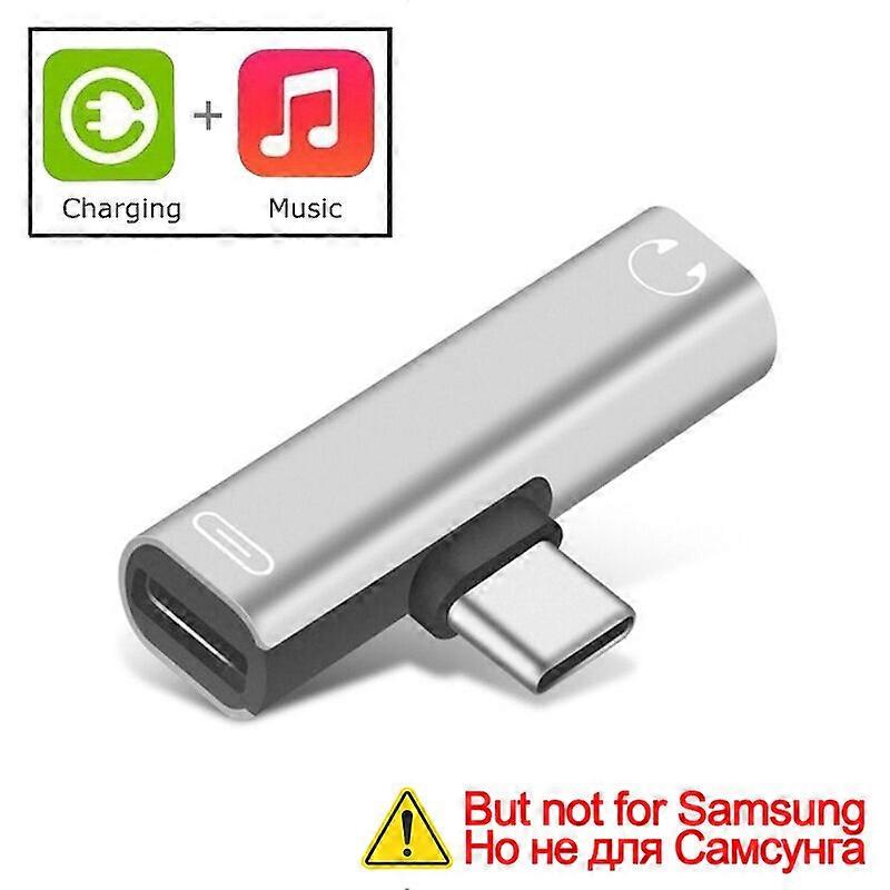 Dual Load Adapter for 2 in 1 Audio Headset, Separator for Jack 3.5mm to Music, Cable Connector for iPhone 12 Xiaomi