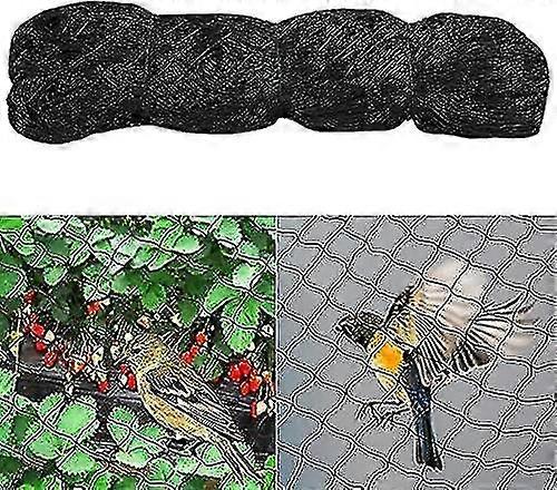 Anti Bird Netting, 4m X 10m Bird Netting, Bird Protection Netting, Fruit Tree Netting, Black Bird Netting Protect Fruit Trees And Vegetables From Dama