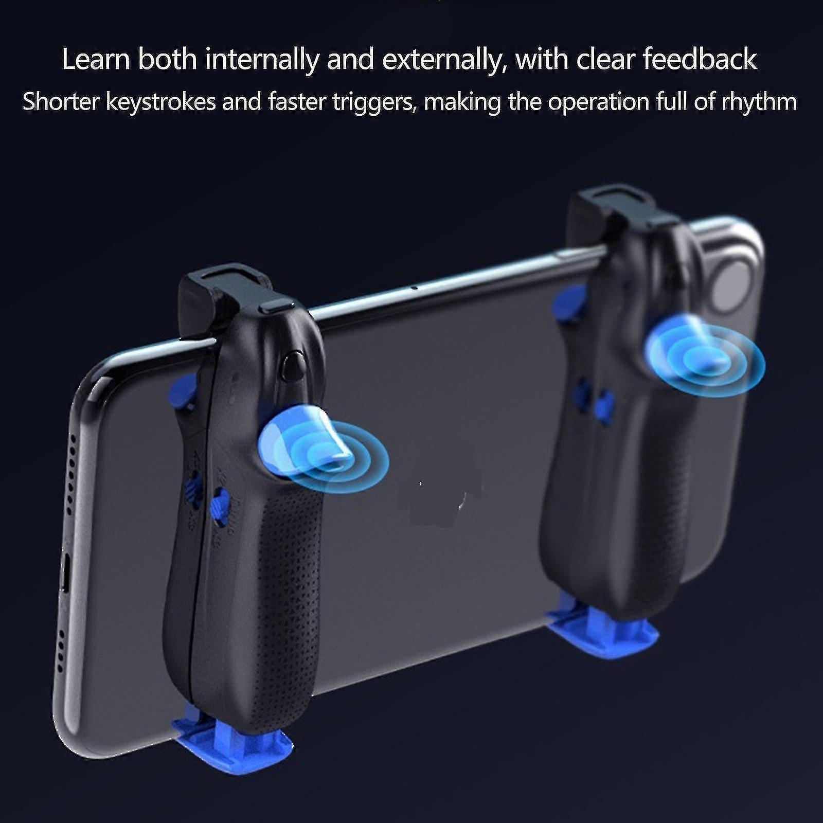 Mobile Game Controller Gaming Triggers Sensitive Controller Joysticks Trigger Keys Auxiliary Artifact For Pubg/call Of Duty