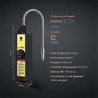 -6000 Freon Leak Detector Halogen Gas Tester HVAC Refrigerant AC