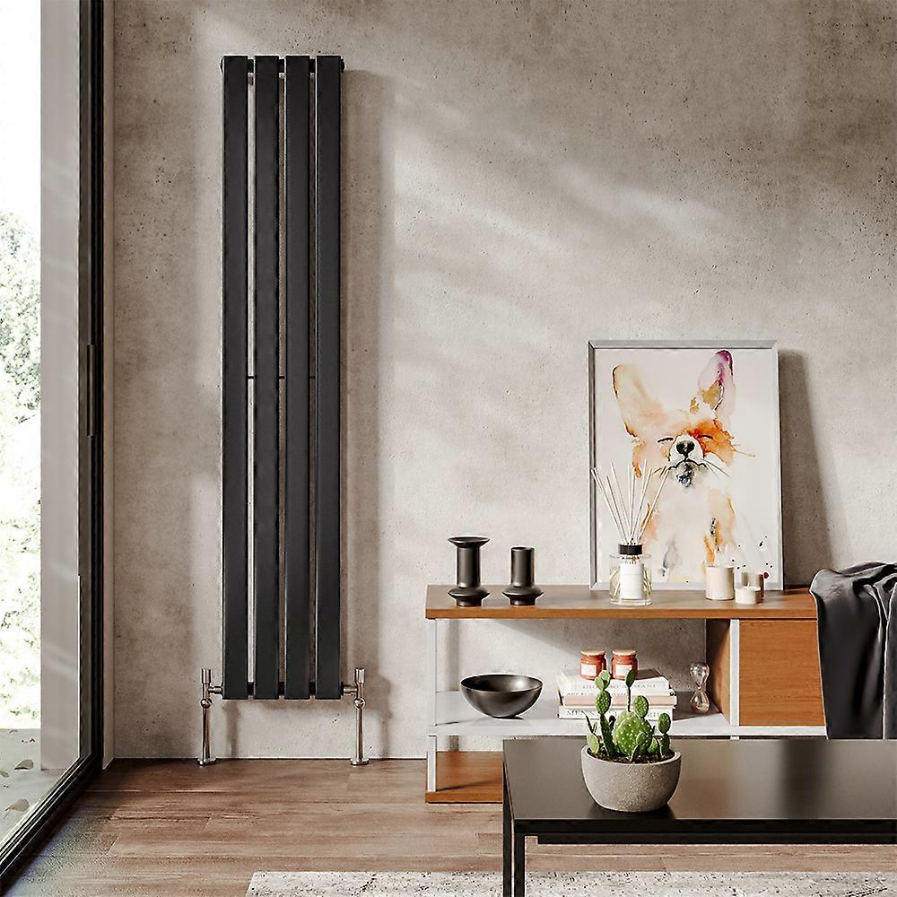 Flat Panel Vertical Radiator Modern Central Heating Anthracite Single Double Column