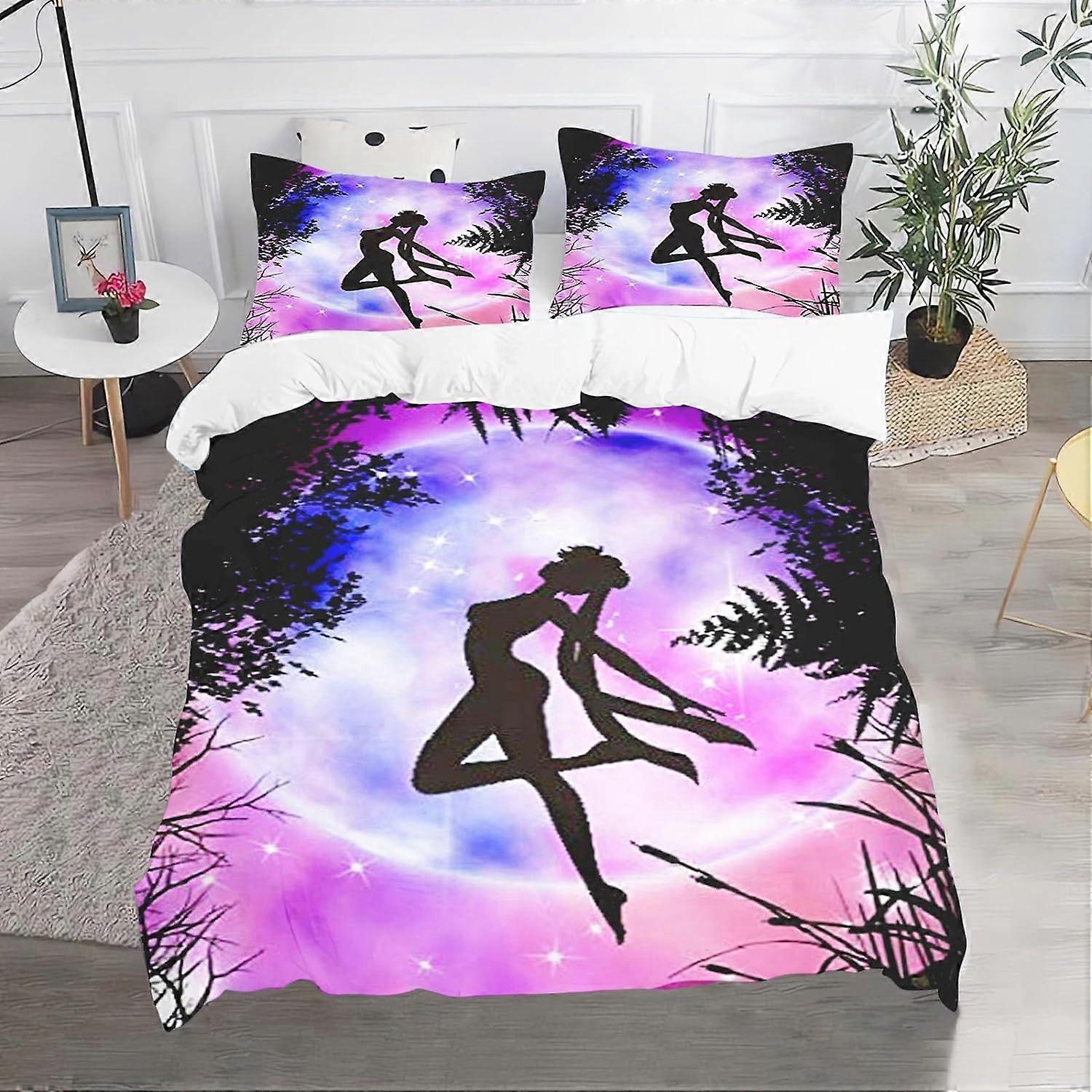 Sailor Moon Bedding Set, Sailor Moon Pattern, Duvet Cover, Teens, Sailor Moon Pattern, 3D Print