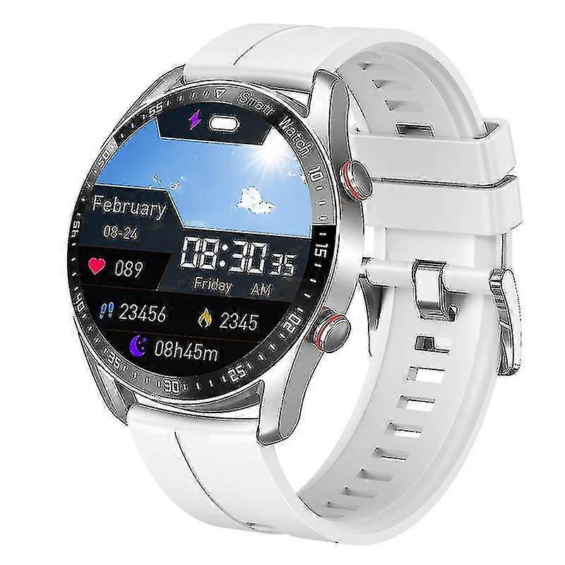 2023 جديد بلوتوث دعوة الذكية ووتش الرجال مشغل الموسيقى للماء الرياضة اللياقة البدنية المقتفي الفولاذ المقاوم للصدأ حزام ساعة ذكية