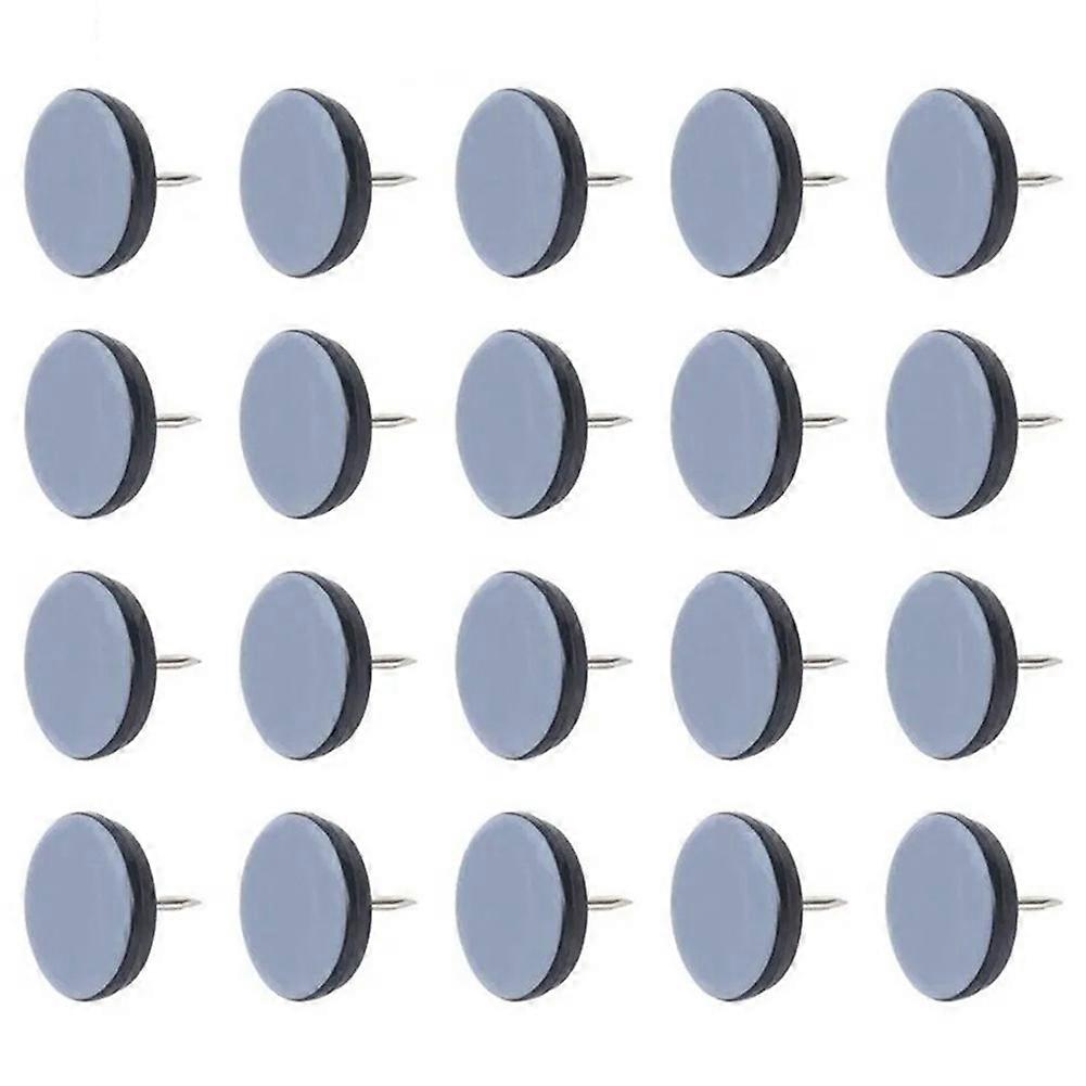 20 Stück Möbel Schiebepads mit Nagelfüßen Möbel Moving Gliders Mover Bodenschutz 22mm