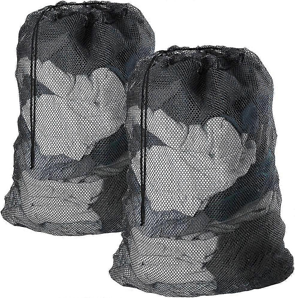 Laundry Net Laundry Bag - Washing Nets Protect Machine Washing Clothes - Black (2 Pcs)