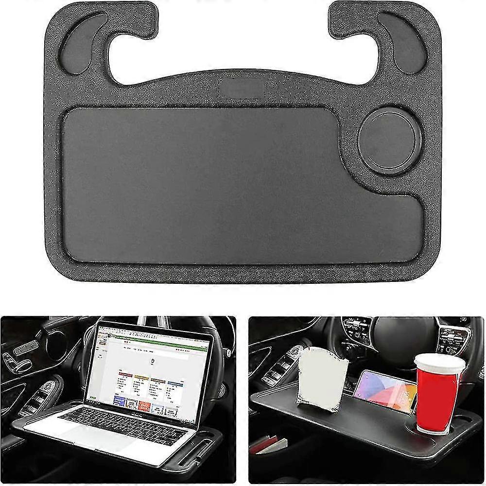 Auto Steering Wheel Desk Car Table Steering Wheel Tray for Laptop, Tablet