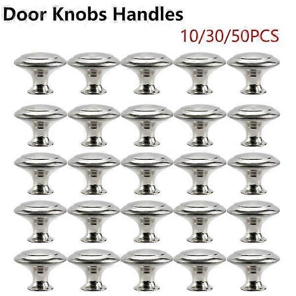 10/30/50pcs Knobs Round Drawer Handles Drawer Wardrobe Kitchen Cupboard Cabinet