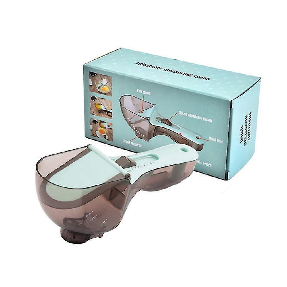 Cithway Adjustable Battery-Free Baking Measuring Spoon, Plastic Magnetic Spoon