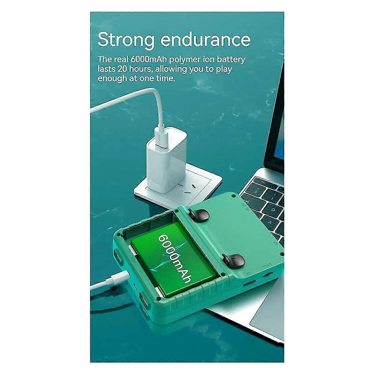 X9 Handheld Game Console 3.5 Inch 10000 Games Dual Players 6000mah With Power Bank Function For 11 Simulators C