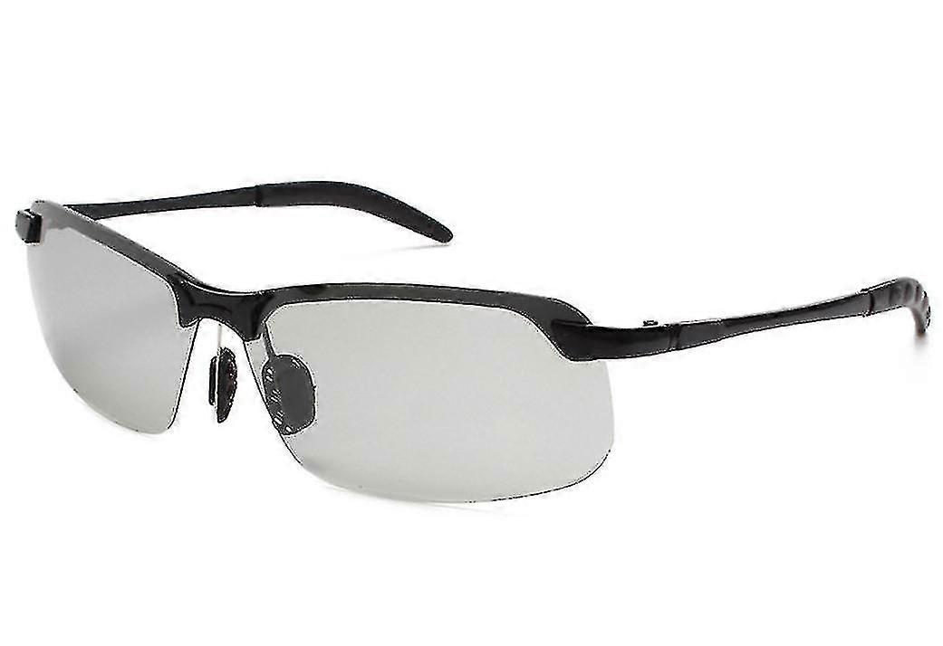 (black Frame-color-changing Gray)color-changing Polarized Sunglasses