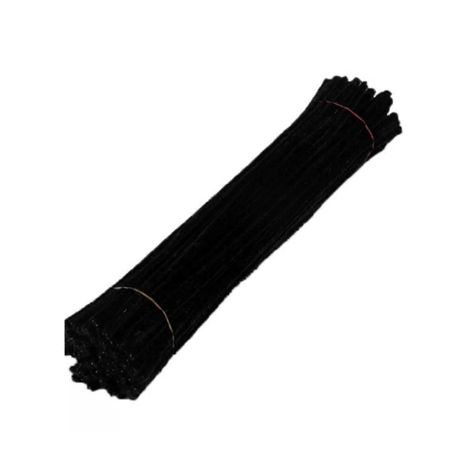 100Pcs Colourful Woolen Twisting Stick Parent-Child Interaction Intellectual Development DIY Crafts Handmade Bouquets KAESI