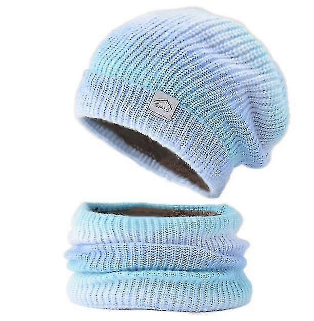 Womens Winter Beanie Hat Scarf Set