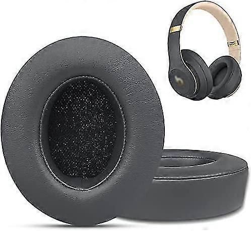 Replacement Ear Pads For Beats Studio 3 , Ear Cushions For Beats Studio 2&studio 3 Wired & Wireless (grey)