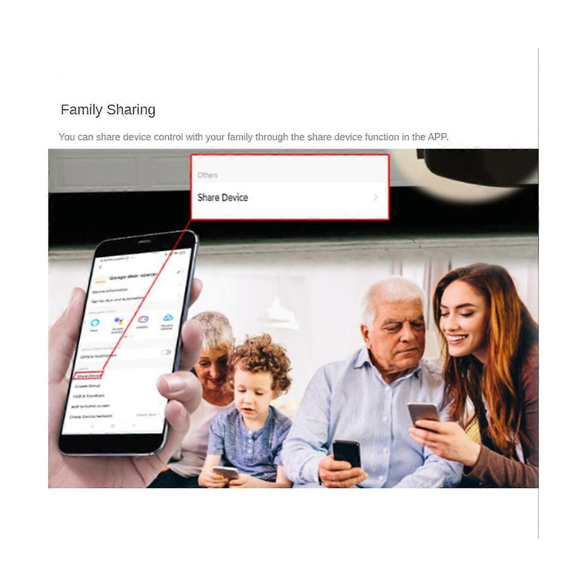 Tuya Smart ZigBee Garage Door Opener Controller with Sensor App Control Support Works with for Alex