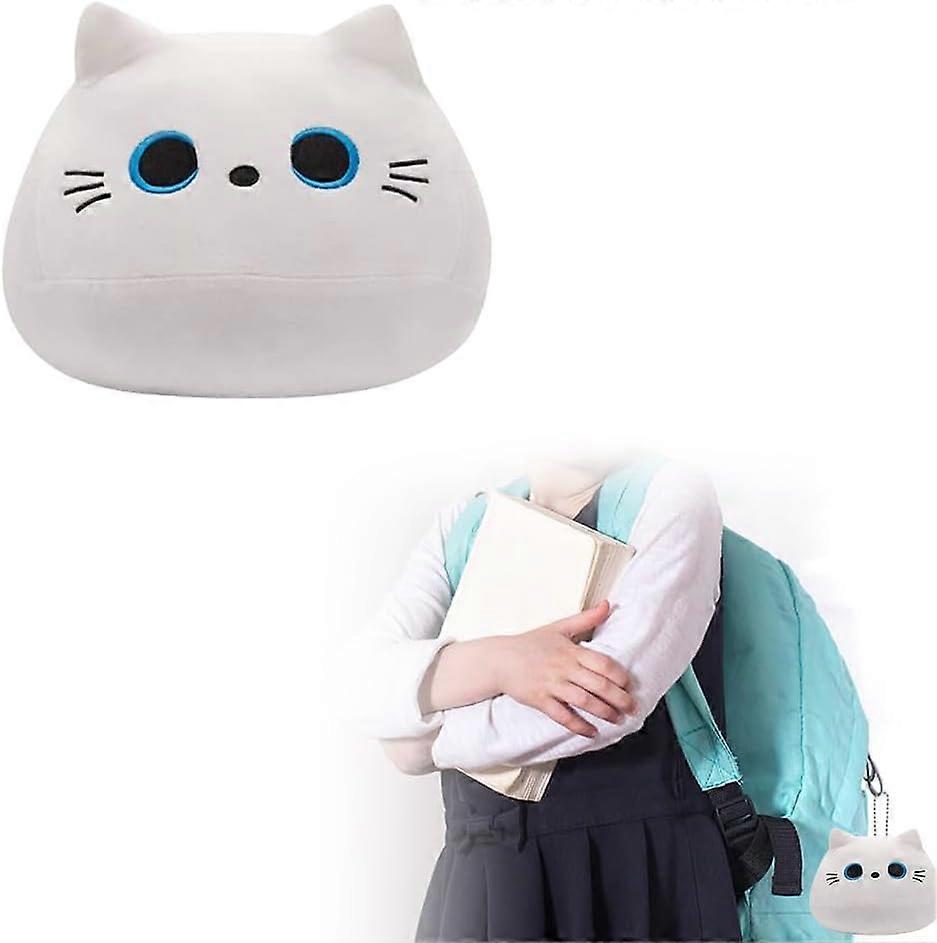 Plush Pillow, Cute Plush Cat, Kawaii Stuffed Animal Cat, Cat Plush Doll, Cat Doll Cuddly Toy, Soft Plush Pillow