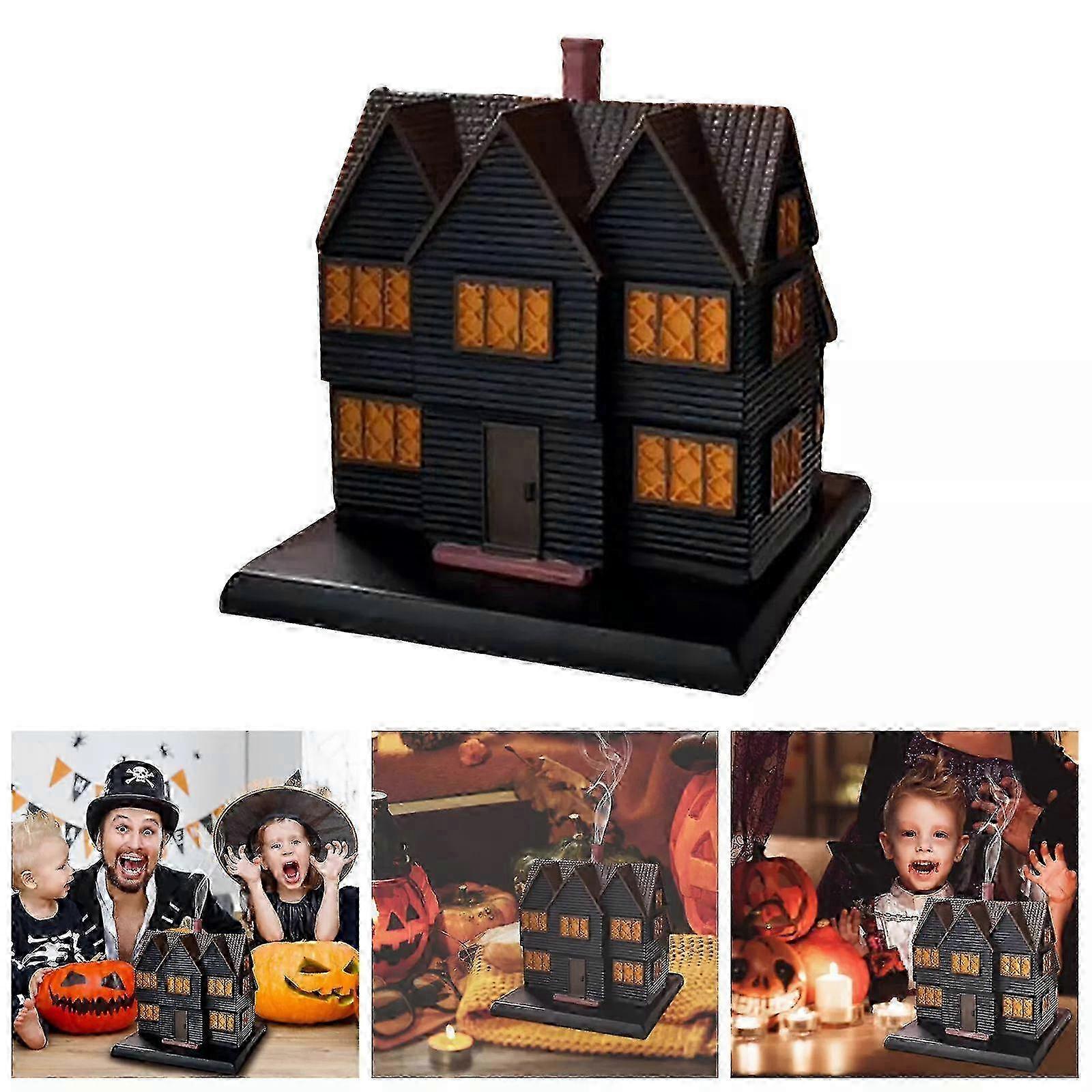 Model B Røgelsesbrænder Heksehus Halloween Efterår Røgelsesbrænder