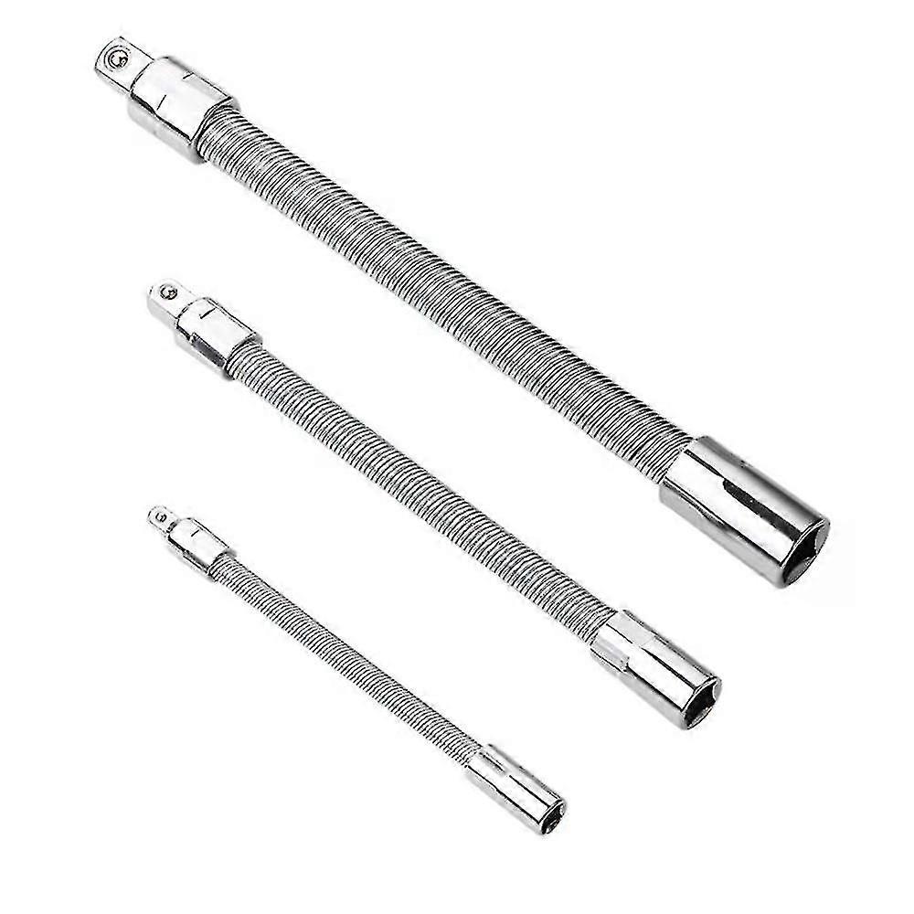 3db rugalmas aljzathosszabbító kábelek 1/4 3/8 1/2 Flex Socket hosszabbító rúdkészlet Meghajtó fényhatás-bővítő