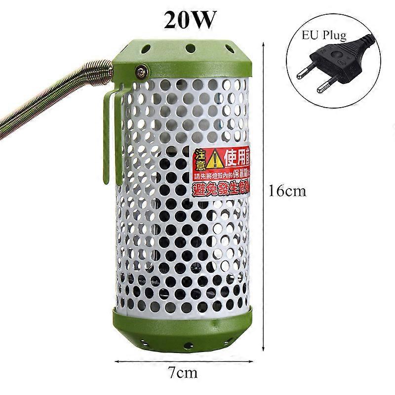 20Wペット暖房ランプ赤外線セラミックライト安全ケージエミッターヒートランプペット用品鶏爬虫類ランプ110V-230V