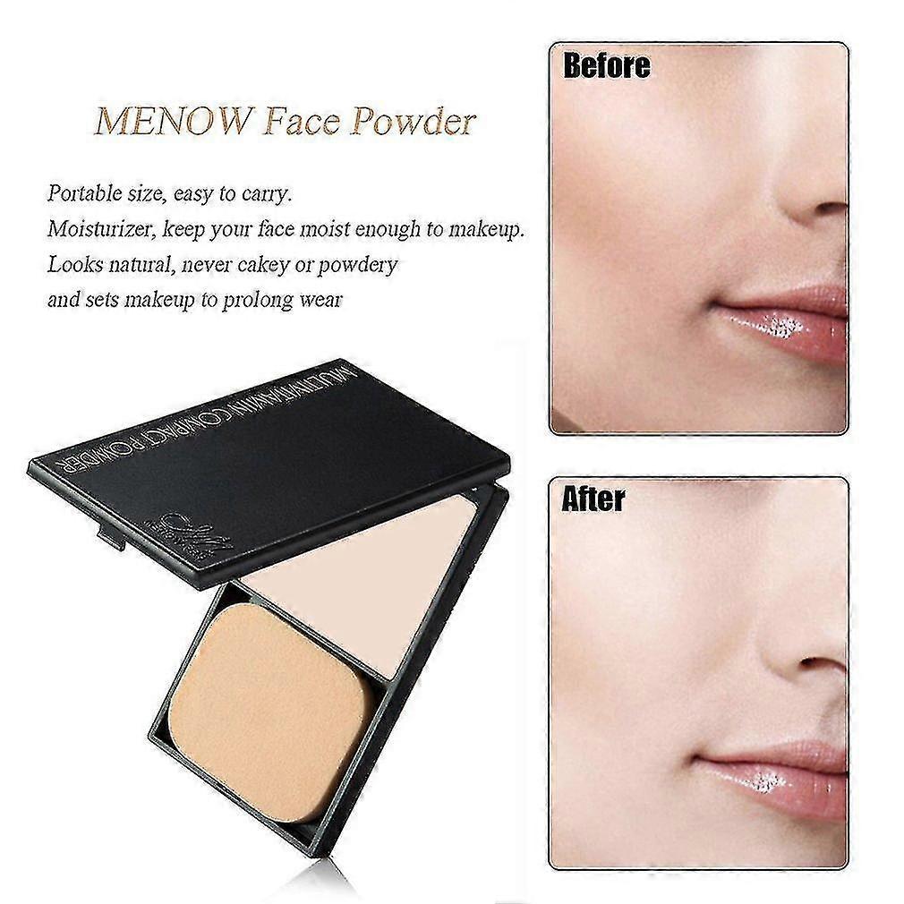 Menow Face Powder Concealer Sleek Translucent Setting Powder Makeup Cosmetics