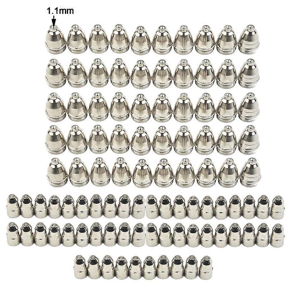 100pcs P80 Plasma Electrode Tip Nozzle 1.5mm Cutter Torch For Air Plasma Cutting