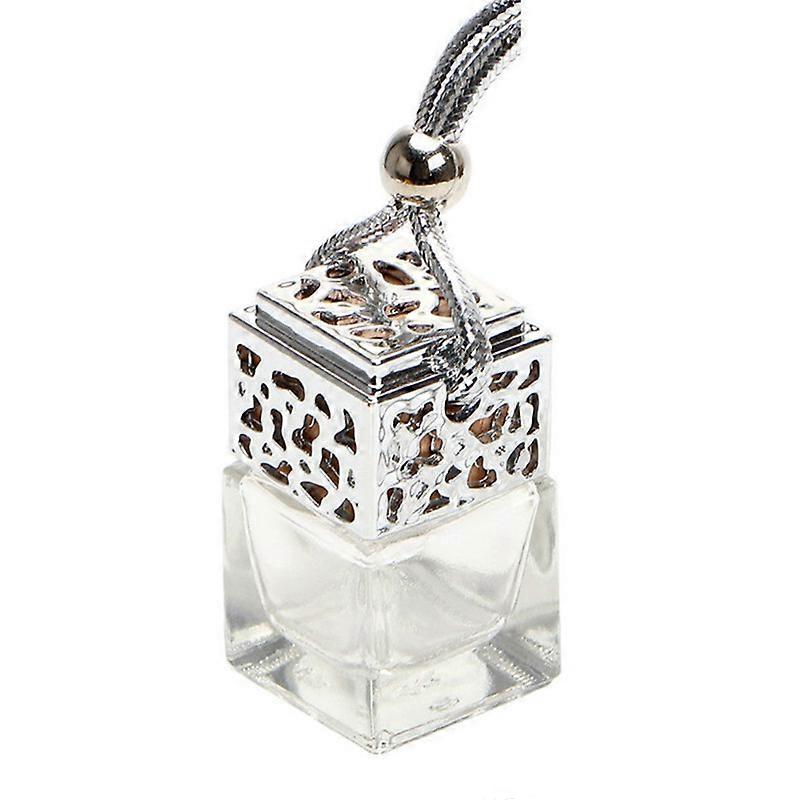 1Pcs Empty Glass Bottle For Diffuser Rearview Mirror Ornament Car Hanging Perfume Auto Decoration