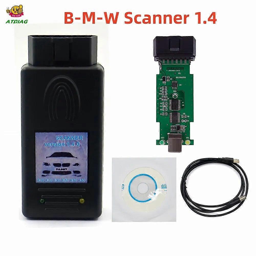 For BMW SCANNER 1.4.0 Diagnostic Scanner OBD2 Code Reader For BMW 1.4 USB Diagnostic Interface Unlock Version A++ Chip