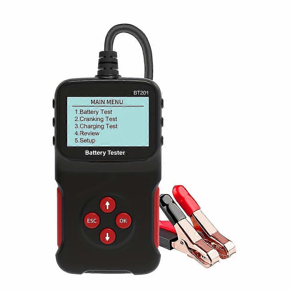 12V Car Battery Tester Automotive 100-2000 CCA Battery Load Tester, Alternator Tester Digital, Cranking And Charging System Test Scan Tool For Cars