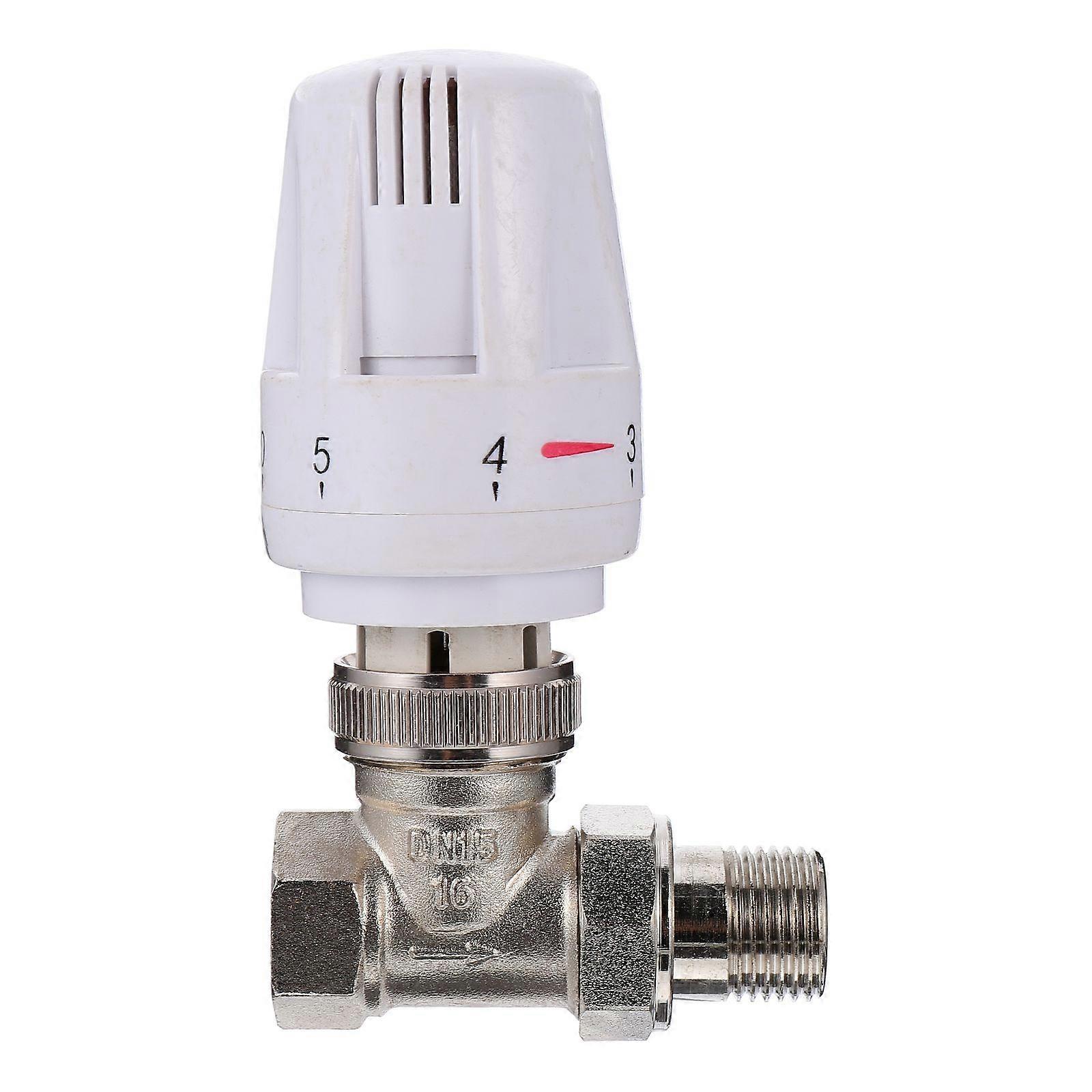 Automatic Thermostatic Radiator Temperature Control Angle Floor Heat