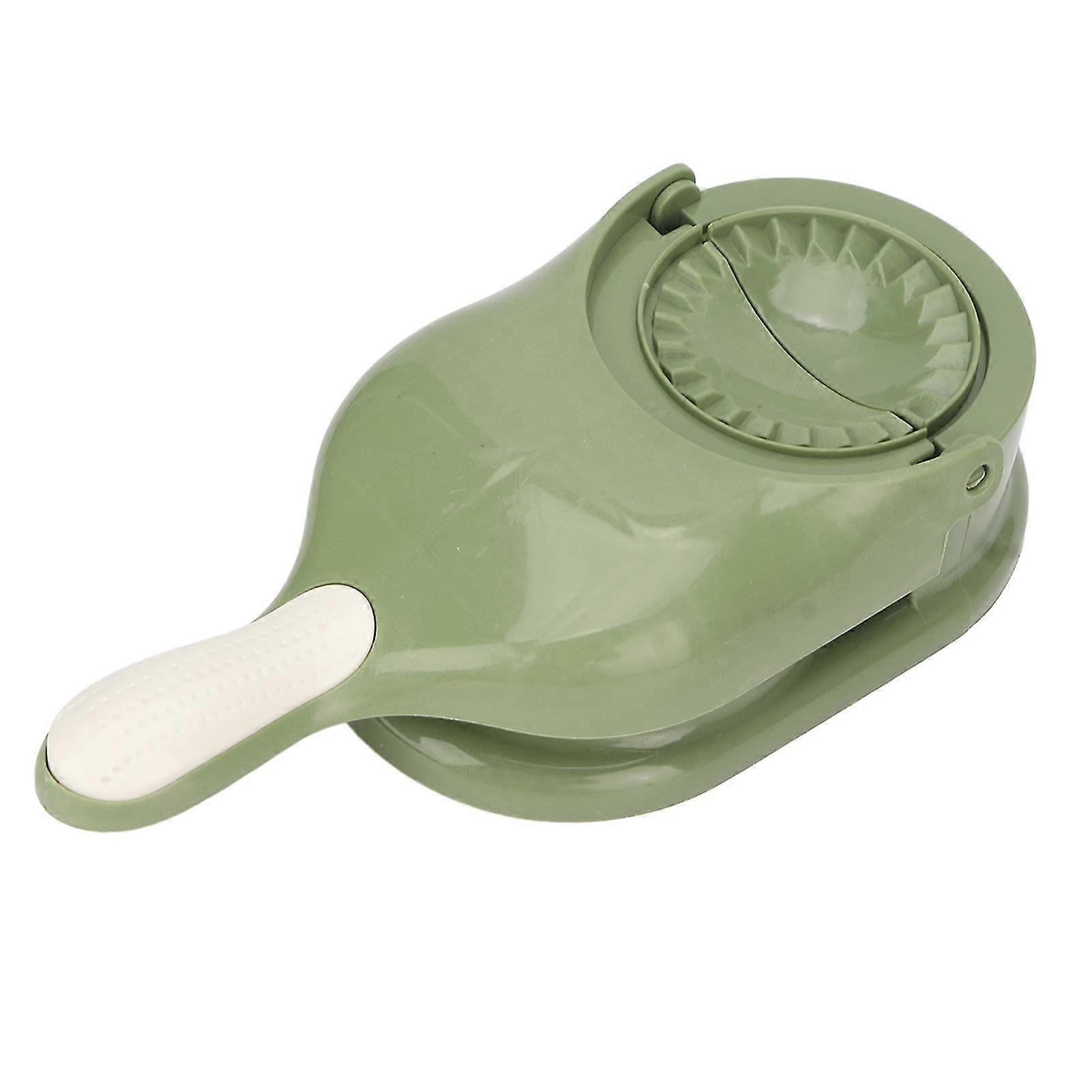 Portable 2 in 1 Manual Dumpling Maker - Green Kitchen Accessories