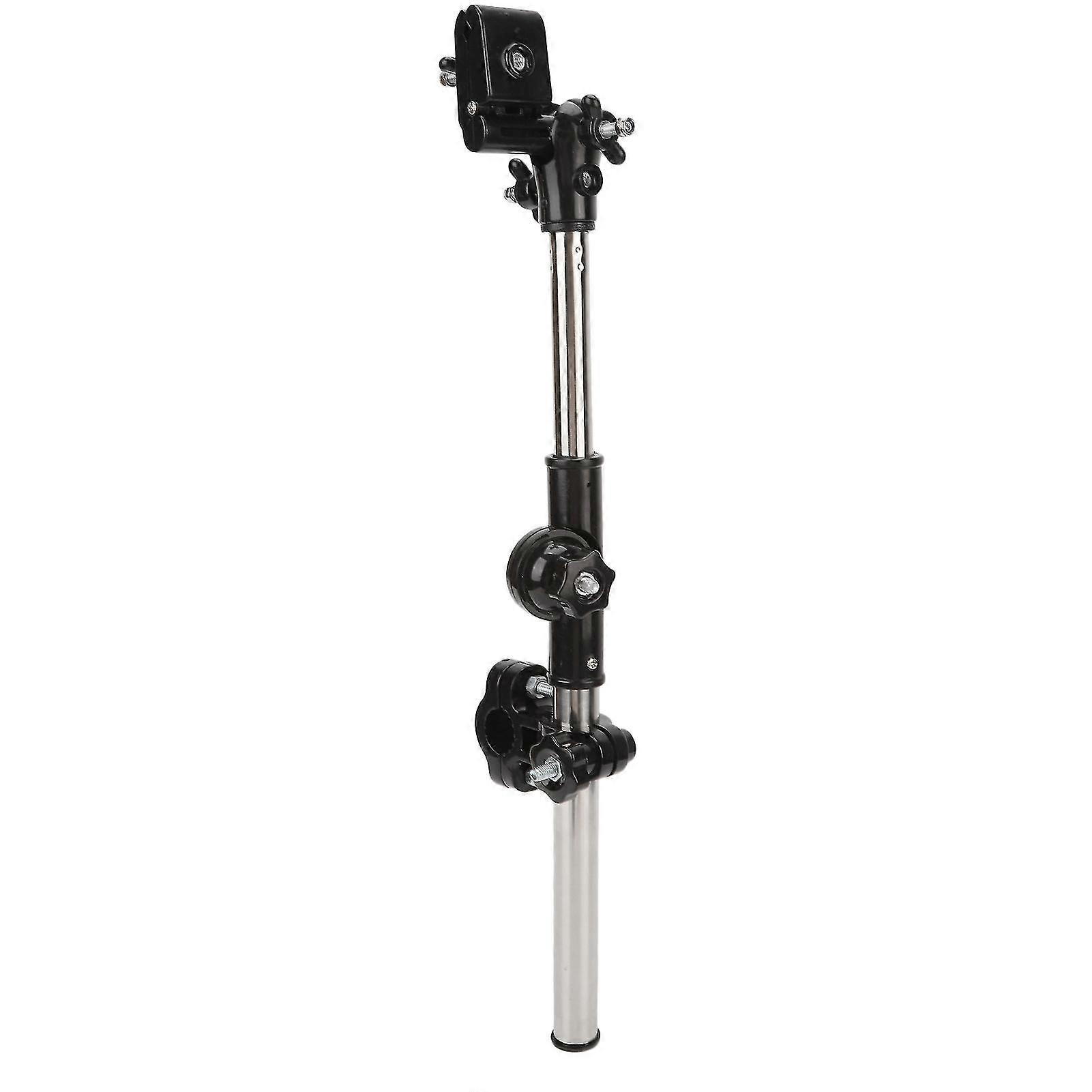 Foldable Stainless Steel Umbrella Mount Stand for Wheelchairs Bikes and Strollers