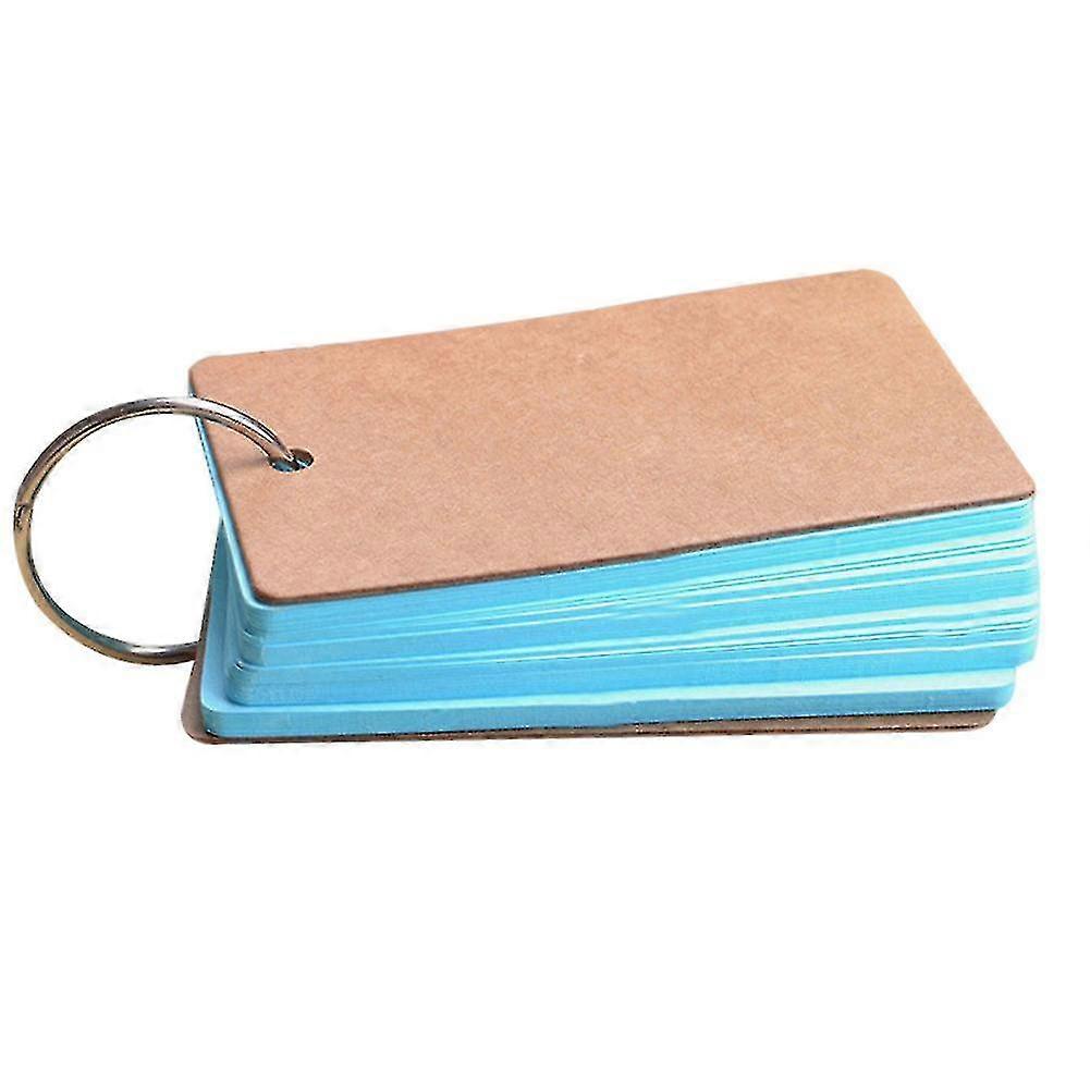 Bærbar Buckle Binder Notes Flash-kort Memo Pads DIY Blank Card Stationery-