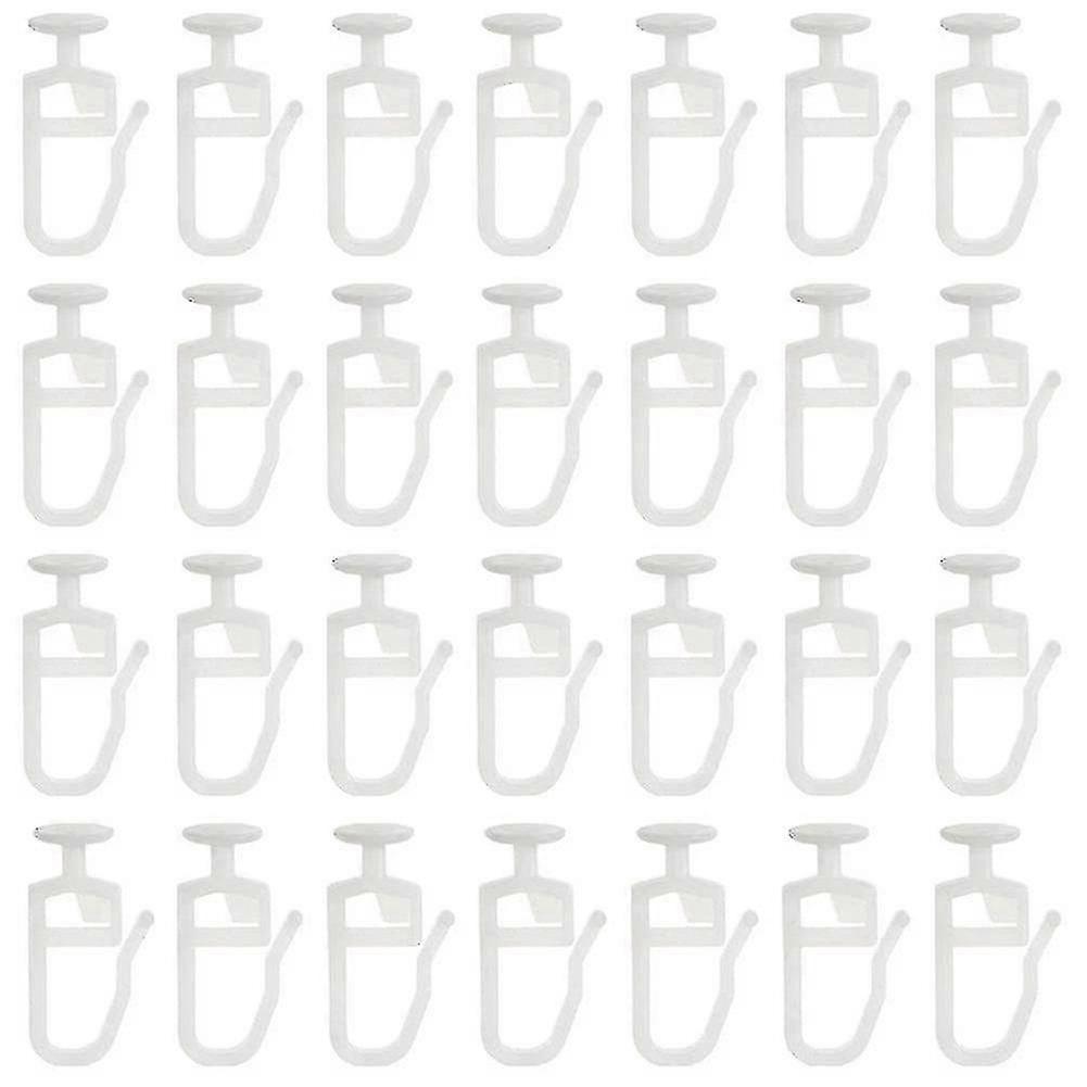 200 ανεμόπτερα κουρτινών πακέτων με 8.3 mm κεφάλι πτυσσόμενα άγκιστρα σιδηροτροχιάς κουρτινών κουρτινών άγκιστρα για κουρτινόξυλο superb