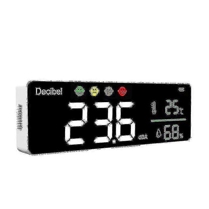 Dm1306d Digital Decibel Sound Meter Smart Wall Mounted Noise Detector(,)