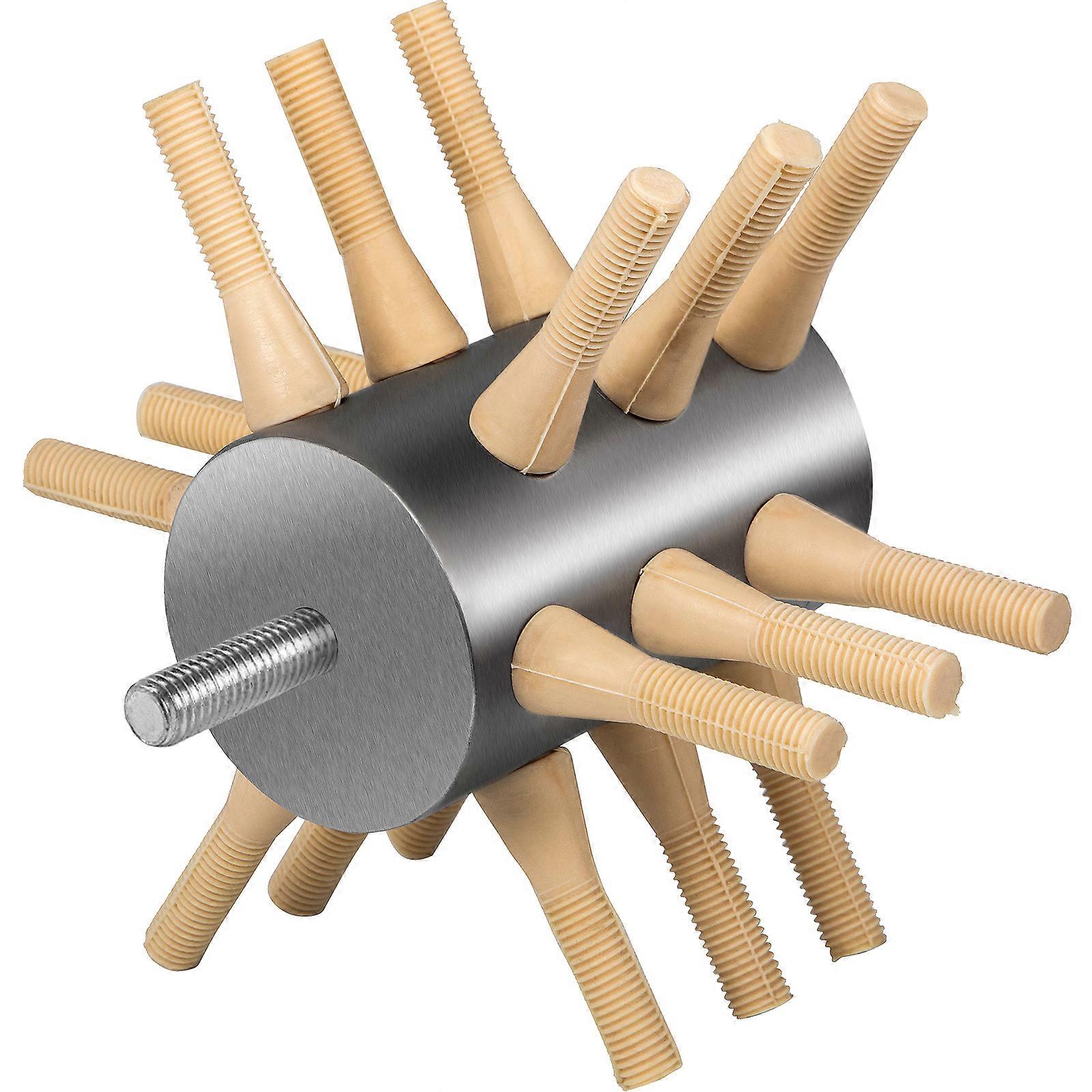 Accessoire de perceuse plumeuse de poulet, perceuse de poulet en acier inoxydable, machine à plumer de plumes de poulet à 18 doigts