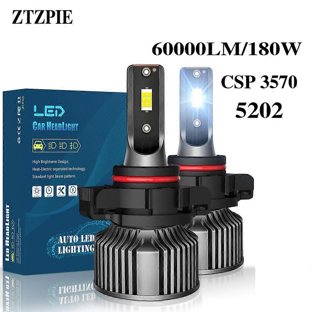 6500K 180W 60000LM 5202 ισχυρός οδηγημένος προβολέας λαμπτήρων ομίχλης αυτοκινήτων λαμπτήρων CSP 3570