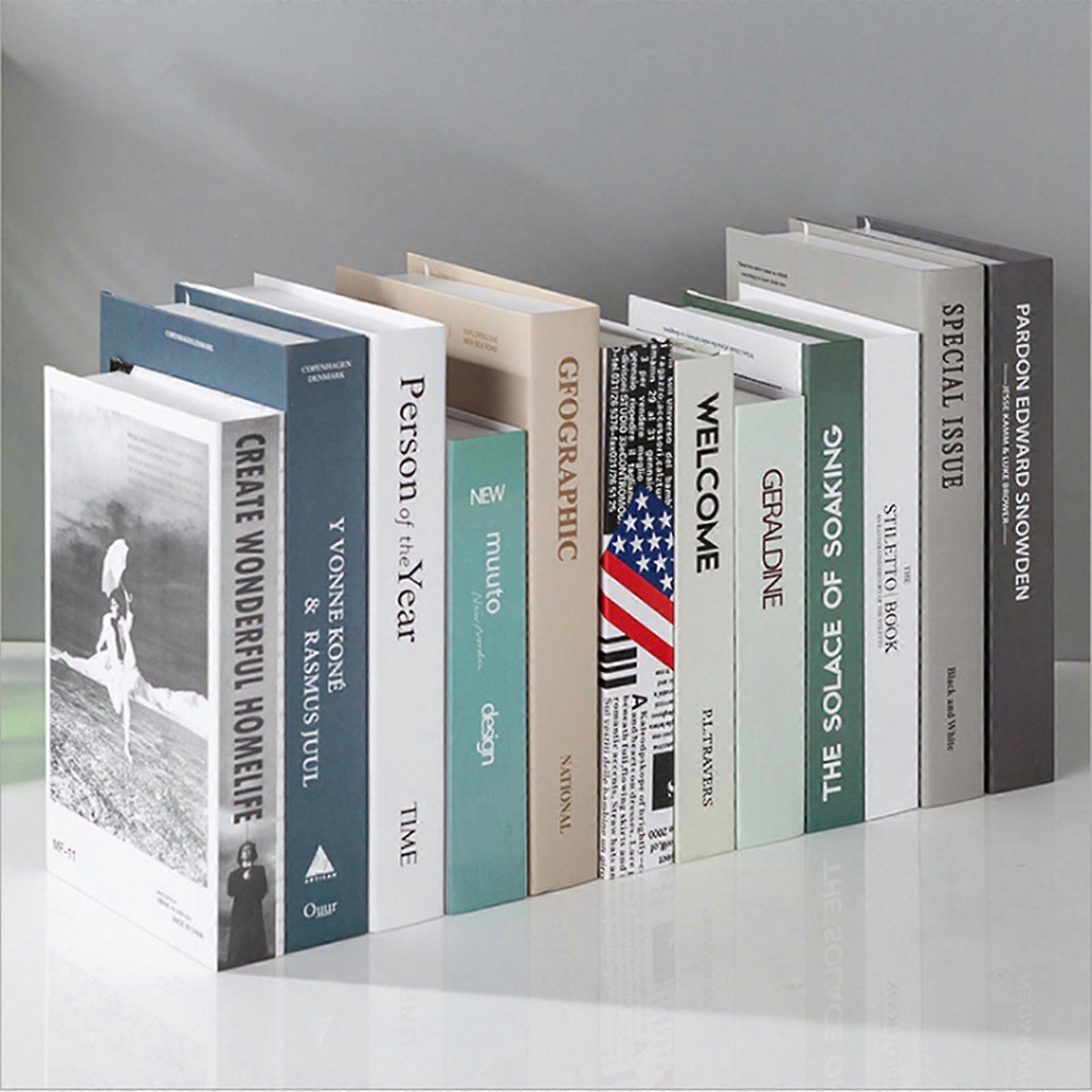 كتاب زخرفة كتاب وهمية سطح المكتب أزياء هدية فندق مطعم غرفة الديكور دراسة لينة ديكور المنزل