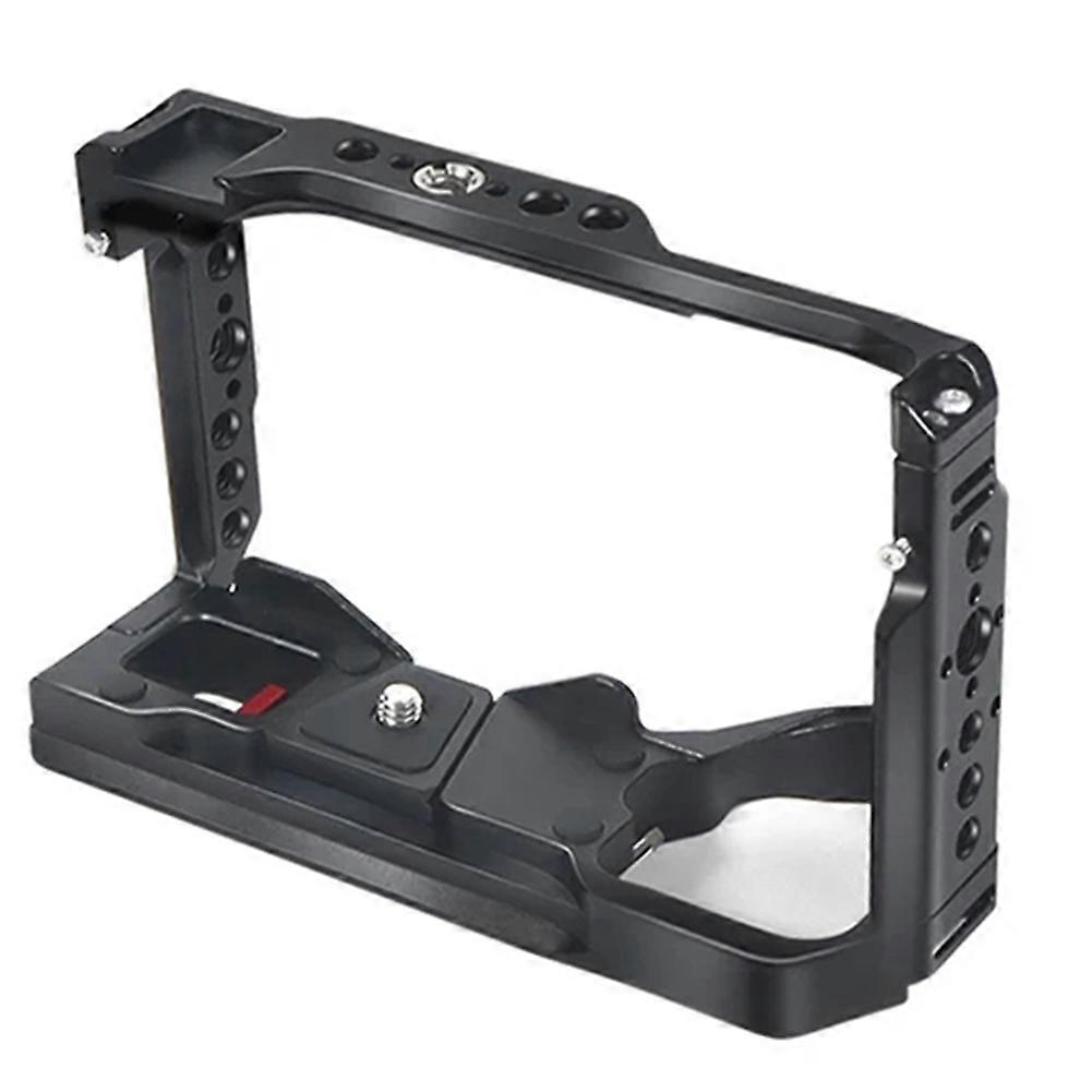A6700 DSLR Camera Cage Rig Top Handle Cold Shoe Mount Microphone Flash Light Bracket for A6700 Stabilizer Holder