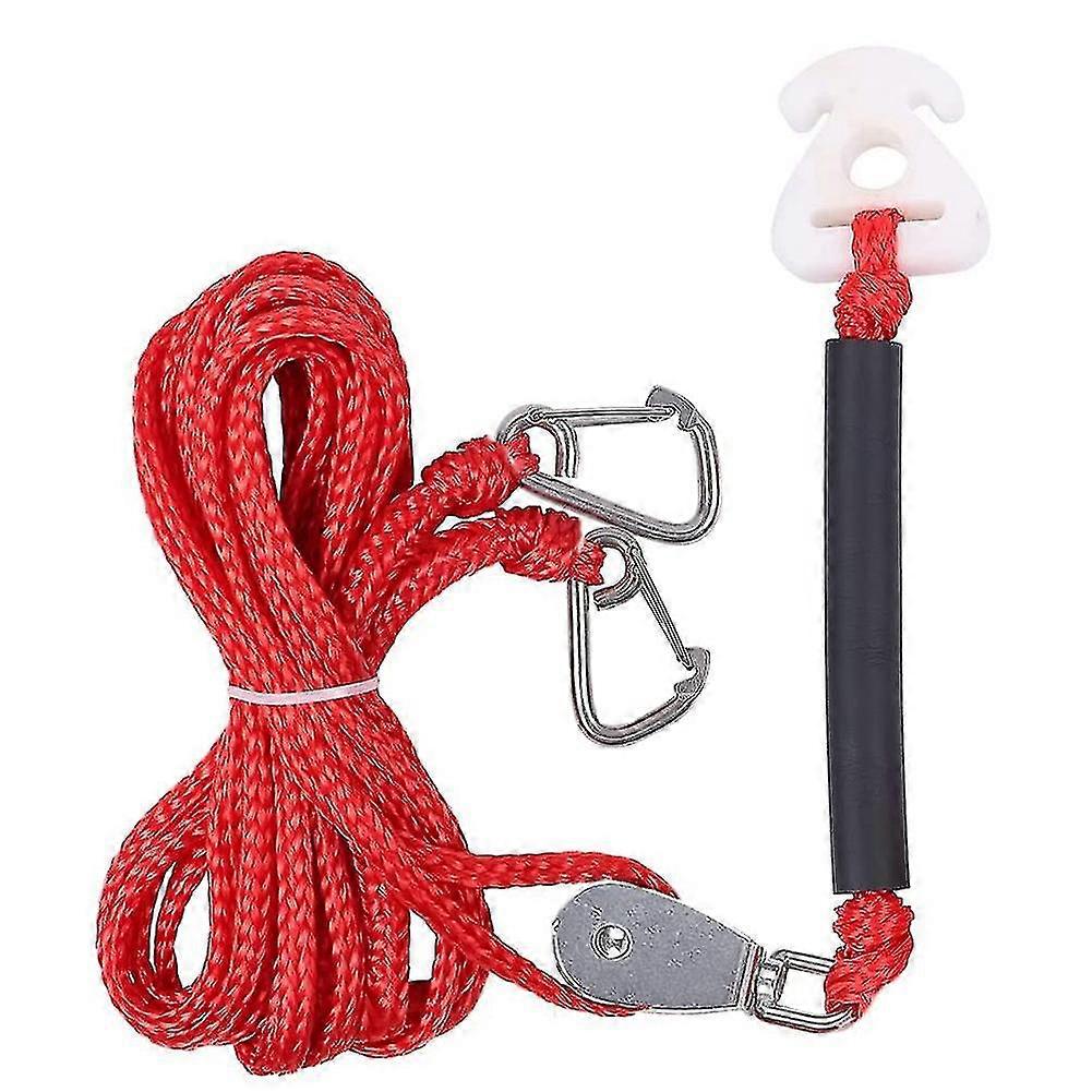 2023 חבל-מים חדש Wakeboard חבל סקי מים 75 רגל 4 חלקים עם רתמת גרירה מרכוז עצמי של סירת ספורט מים 12