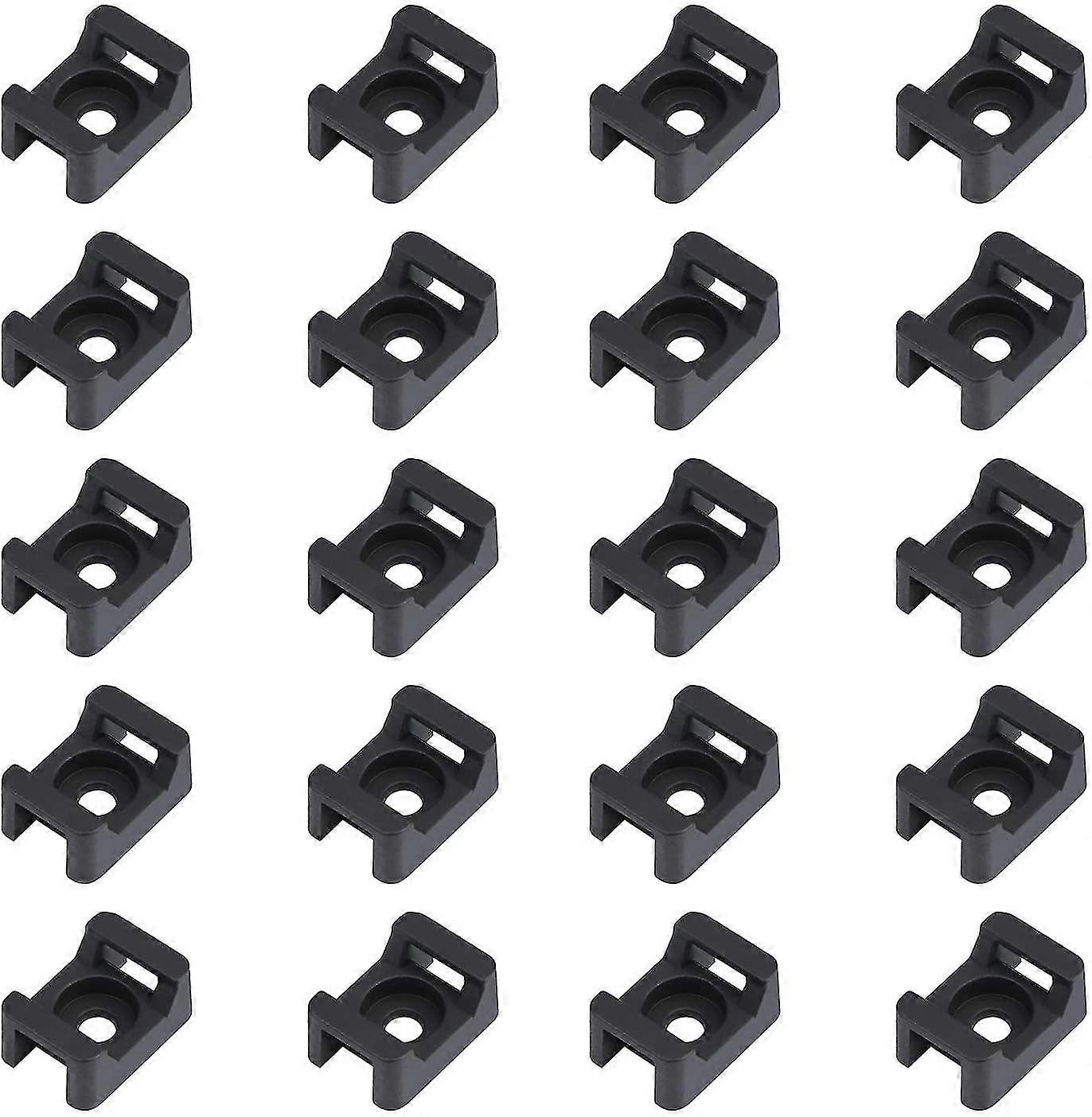 Cable Tie Nylon Fixing Seat, Double Fixed, Waterproof And Durable (150 Pieces)
