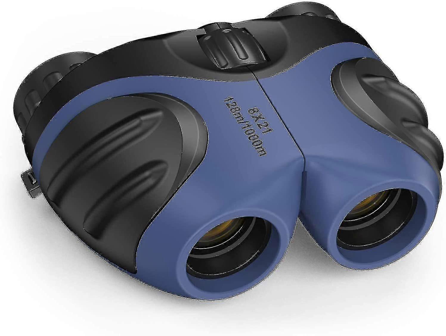 8x21 Compact And Lightweight Binoculars For Kids, Gifts Toys,blue